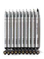 Набор линеров "Две картинки" 10 шт. разного диаметра