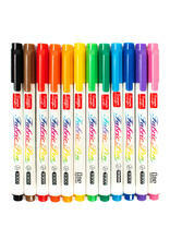 Коробка 160 шт.: Маркеры для ткани 12 цветов