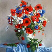 Летний букет в вазе