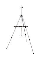 Коробка 25 шт.: Металлический мольберт тренога в чехле, телескопический, серый