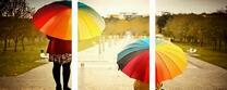 Цветные зонтики