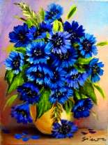 Игривые васильки