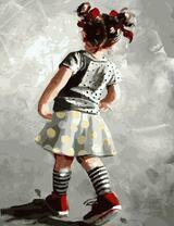 Модная девочка