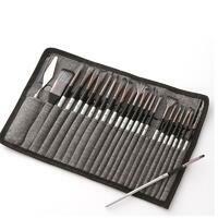 Коробка 50 шт.: Набор кистей для рисования в чехле, премиум набор (23 нейлоновых кисти, 1 мастихин) в интернет-магазине в Москве Коробка 50 шт.: Набор кистей для рисования в чехле, премиум набор (23 нейлоновых кисти, 1 мастихин)