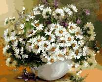 Ромашки в вазе