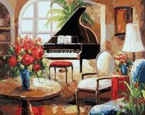 Шикарный рояль посреди зала