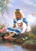 Девочка с собакой