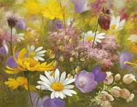 Картина по номерам Paintboy «Луговые цветы» в интернет-магазине в Москве Картина по номерам Paintboy «Луговые цветы»