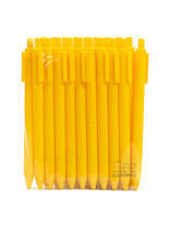 Коробка 50 шт.: Набор ручек шариковых синие 20 шт.