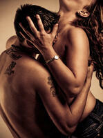 Алмазная вышивка Номерашка &laquo;Страстная пара - мужчина и женщина&raquo;