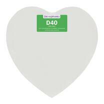 Коробка 30 шт.: Холст Две картинки Сердце, 40 см на подрамнике