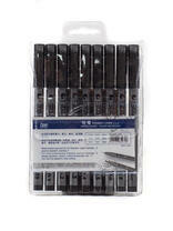 Набор линеров "Две картинки" 9шт. разного диаметра