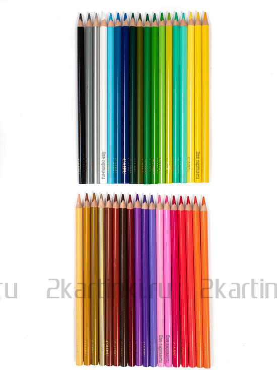 Тип товара Цветные карандаши "Две картинки" 36 цветов