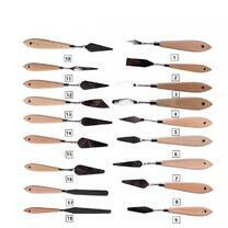 Коробка 50 шт.: Набор мастихинов "Две картинки" 18 шт.