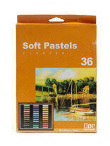 Коробка 36 шт.: Мелки пастель художественная "Две картинки" 36 цветов