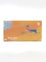 Акварельные краски с палитрой и кисточкой аквабраш 12 цв. пенал бел