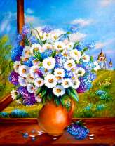 Букетик ромашек