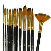 Коробка 180 шт.: Кисти для рисования набор (12 шт)