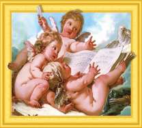 Ангелочки изучают ноты