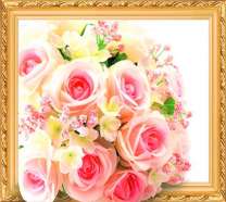 Торжественный букет с розовыми розами