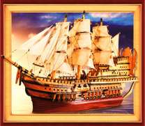 Бриг в море