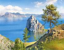 Байкал солнечным летним утром