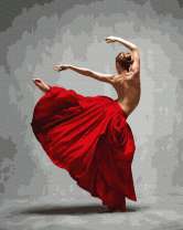 Чувственный танец в красном