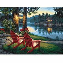 Место для отдыха путешественника по реке