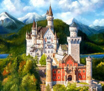 Замок посреди леса