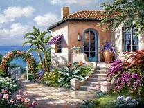 Прибрежный коттедж с аркой у входа