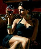 Женщина с бокалом