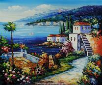 Уютная деревенька на берегу моря