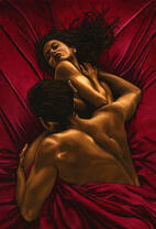 Страсть на бордовых простынях