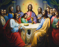 Алмазная вышивка Номерашка &laquo;Коробка 20 шт: Последняя вечеря&raquo;