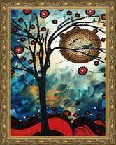 Необычное дерево под ночным небом