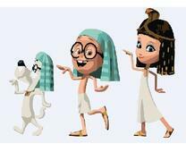 Персонажи с мультфильма мистера Пибоди и Шермана