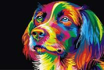 Пёс в стиле поп-арт