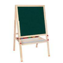 Мольберт детский двухсторонний меловой / магнитный уценка