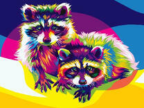 Цветные еноты