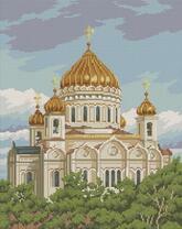 Храм с золотыми куполами