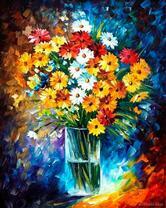 Красочный букет в вазе