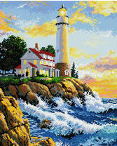 Пейзаж с маяком