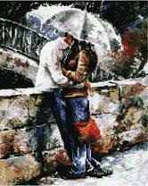 Прогулка влюблённых под дождём