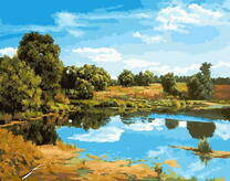 Тихое озеро вдали от дома