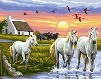 Тихий вечер в деревне