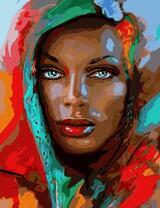 Смуглая красавица