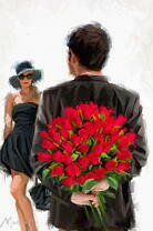 Сюрприз из 101 розы для любимой