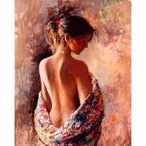 Нежная спина девушки