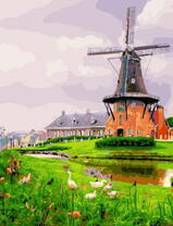 Мельница на окраине деревни