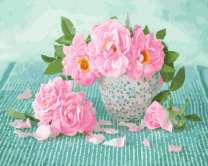 Нежные розочки в букете